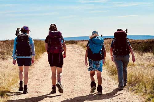The Wainwright Way trekkers