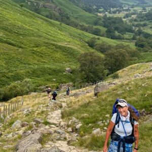 Coast 2 Coast, Wainwright Way walk trekker